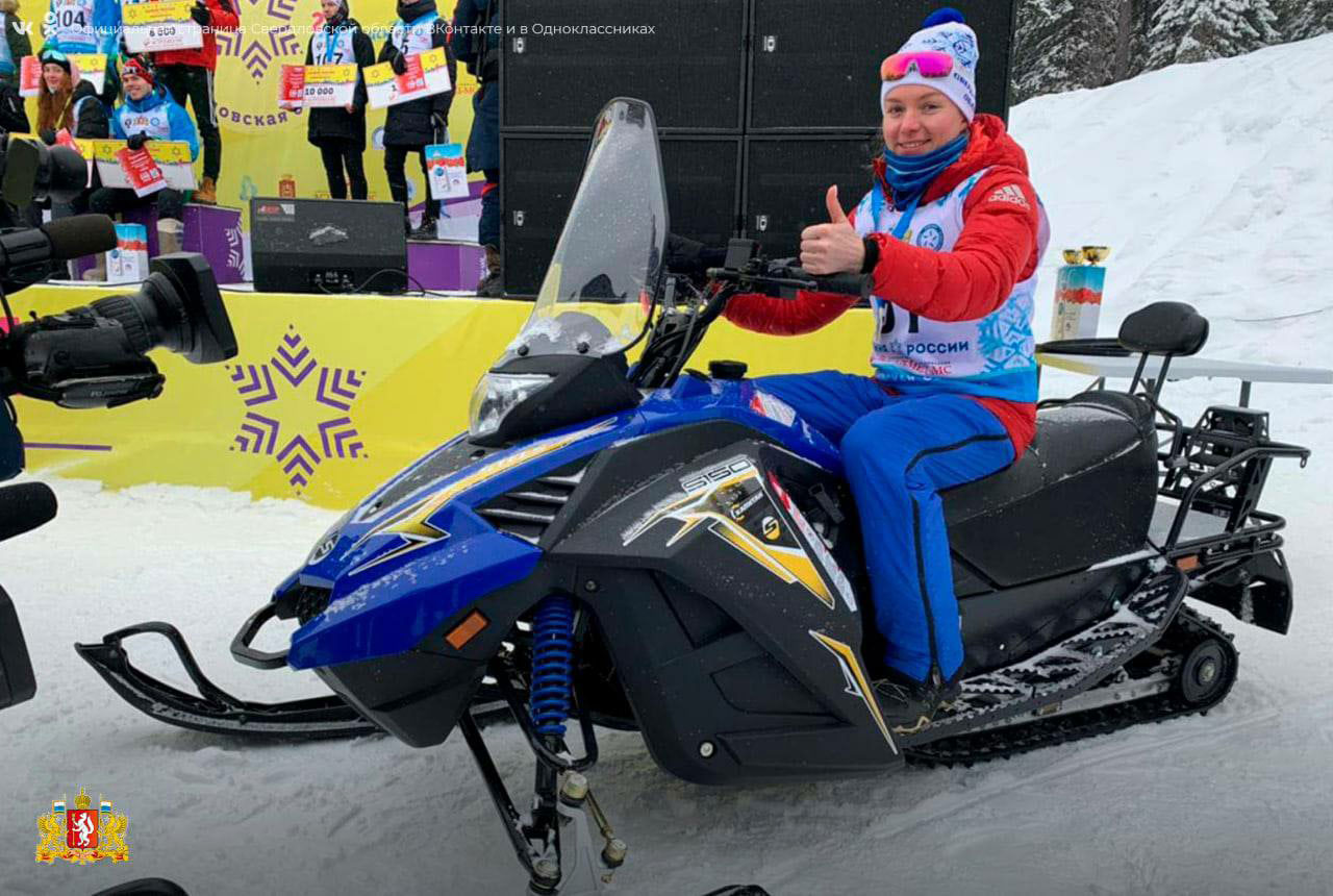 Анна Медведева снегоход выиграла уже в четвёртый раз