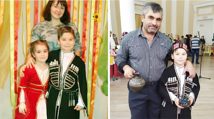 Ну а семья Беглара и Светланы Хабазашвили объединила сразу две народности – грузин и русских