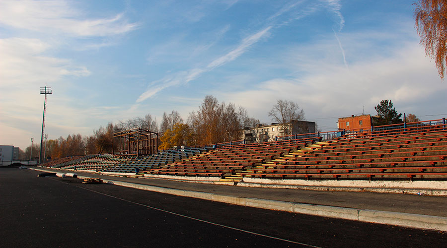 На полевском стадионе «Труд» в уходящем году проводился капитальный ремонт