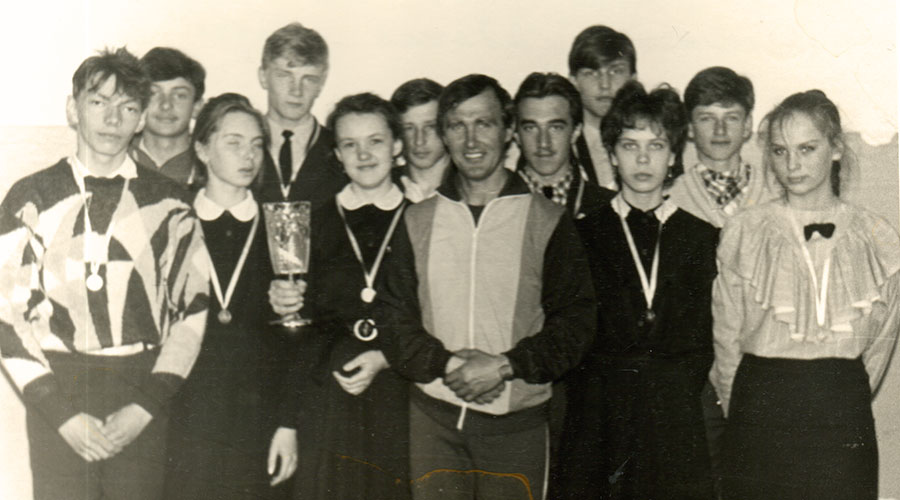 Победители городской легкоатлетической эстафеты, 1990 год