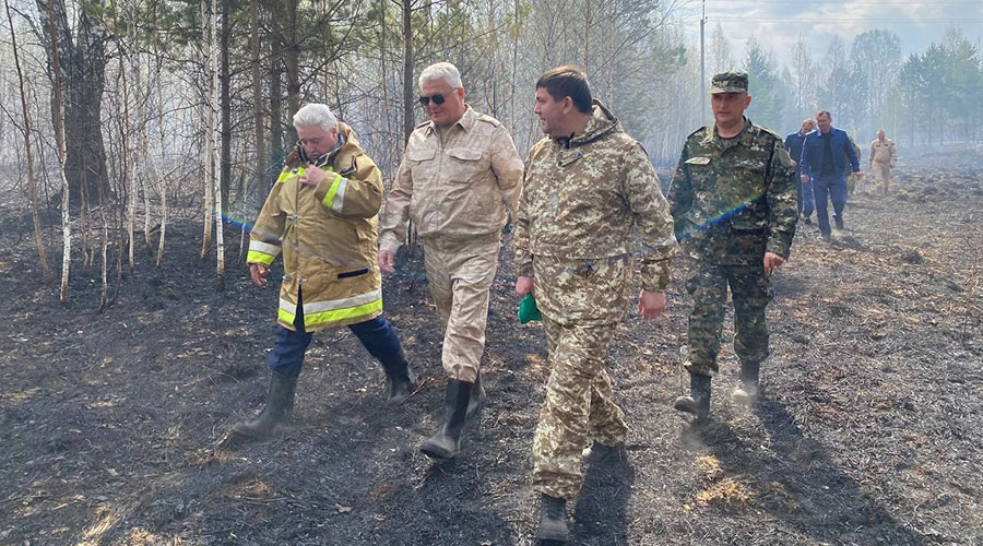 Алексей Шмыков по поручению губернатора провёл выездную чрезвычайную комиссию по пожарам