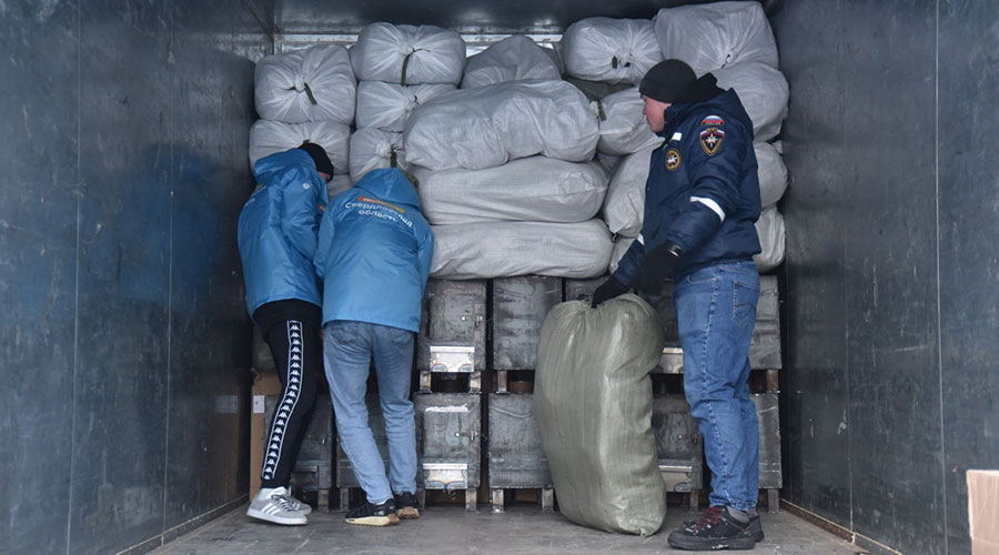 Свердловская область отправила в зону спецоперации еще 5 тонн гуманитарной помощи