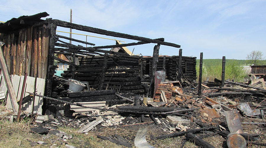 В Полевском в конце прошедшей недели сгорели три дома