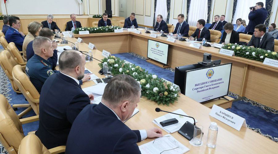 Евгений Куйвашев принял участие в совещании под руководством секретаря Совета Безопасности РФ Николая Патрушева