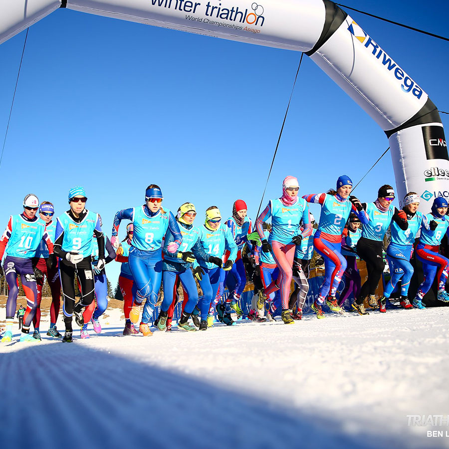 Полевска лыжница Анна Медведева впервые попробовала свои силы в зимнем триатлоне
