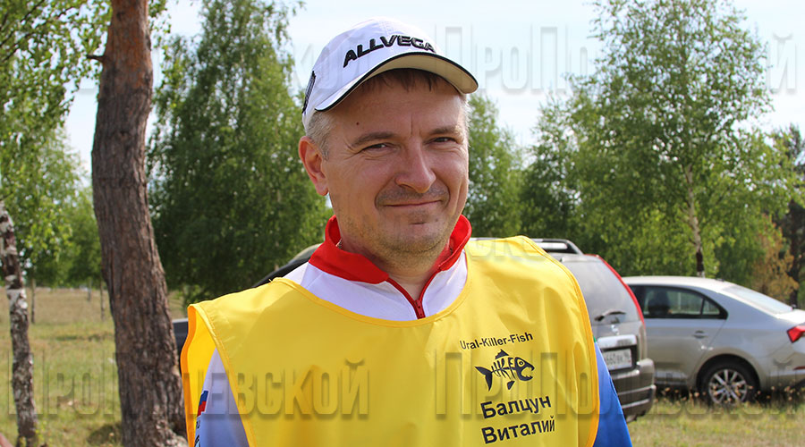 Один из организаторов соревнований Виталий Балцун